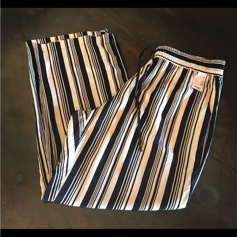 Striped Pants in Black and White